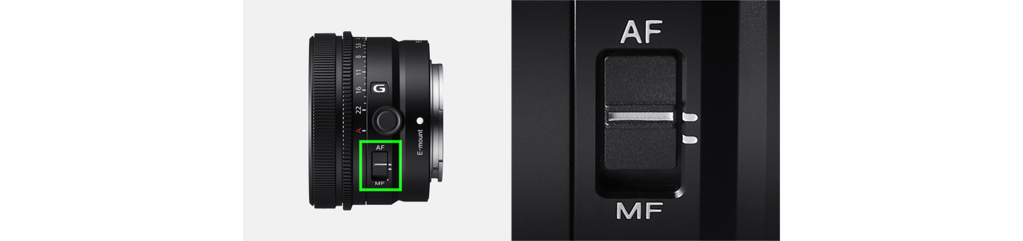 Chuyển lấy nét tự động/bằng tay dễ dàng