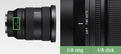 Versatile hands-on aperture control