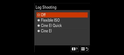 Các chế độ ghi hình Log mới cho phép tối ưu hóa chất lượng hình ảnh
