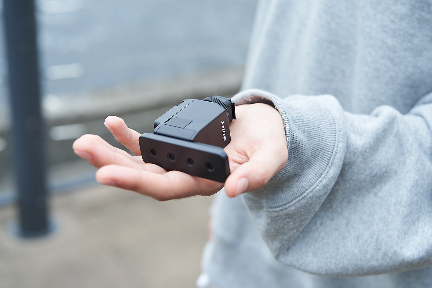 Image of a compact product that can be carried in one hand