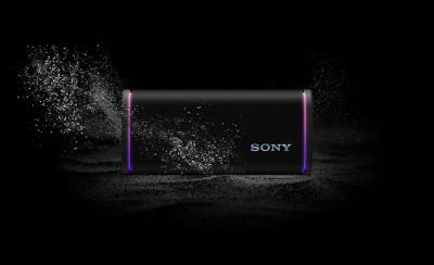 The ULT FIELD 5 shown illuminated and covered with a dusting of sand