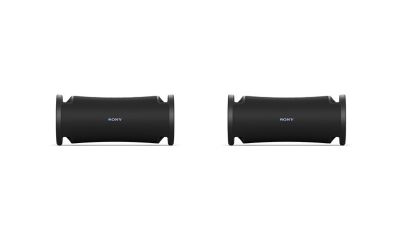 Two ULT FIELD 7 portable speakers side by side.