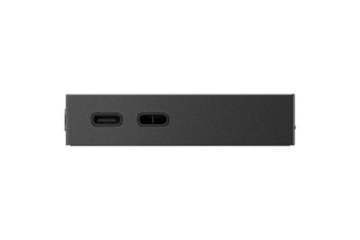 Bottom-edge view of Sony NW‑ZX900 showing USB‑C and expansion port