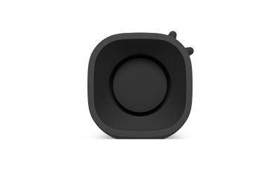 Side view of the ULT FIELD 1 portable speaker showing the side passive radiator.