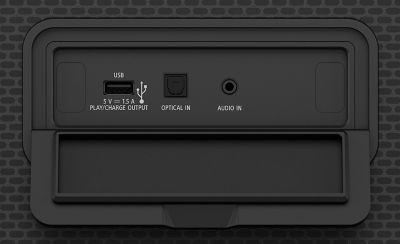 Cận cảnh các cổng sạc ở phía sau loa ULT TOWER 9AC