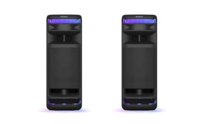Two ULT TOWER 10  speakers side by side.