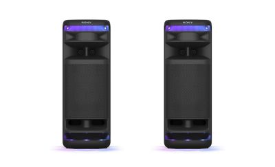 Two ULT TOWER 10 speakers side by side.