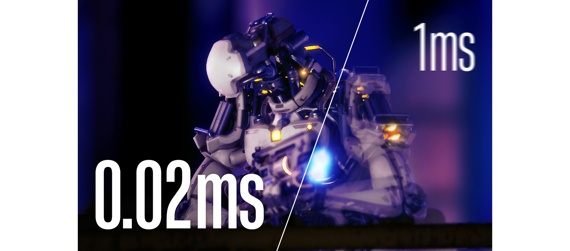 Sony INZONE M10S II 0.02ms OLED response time comparison