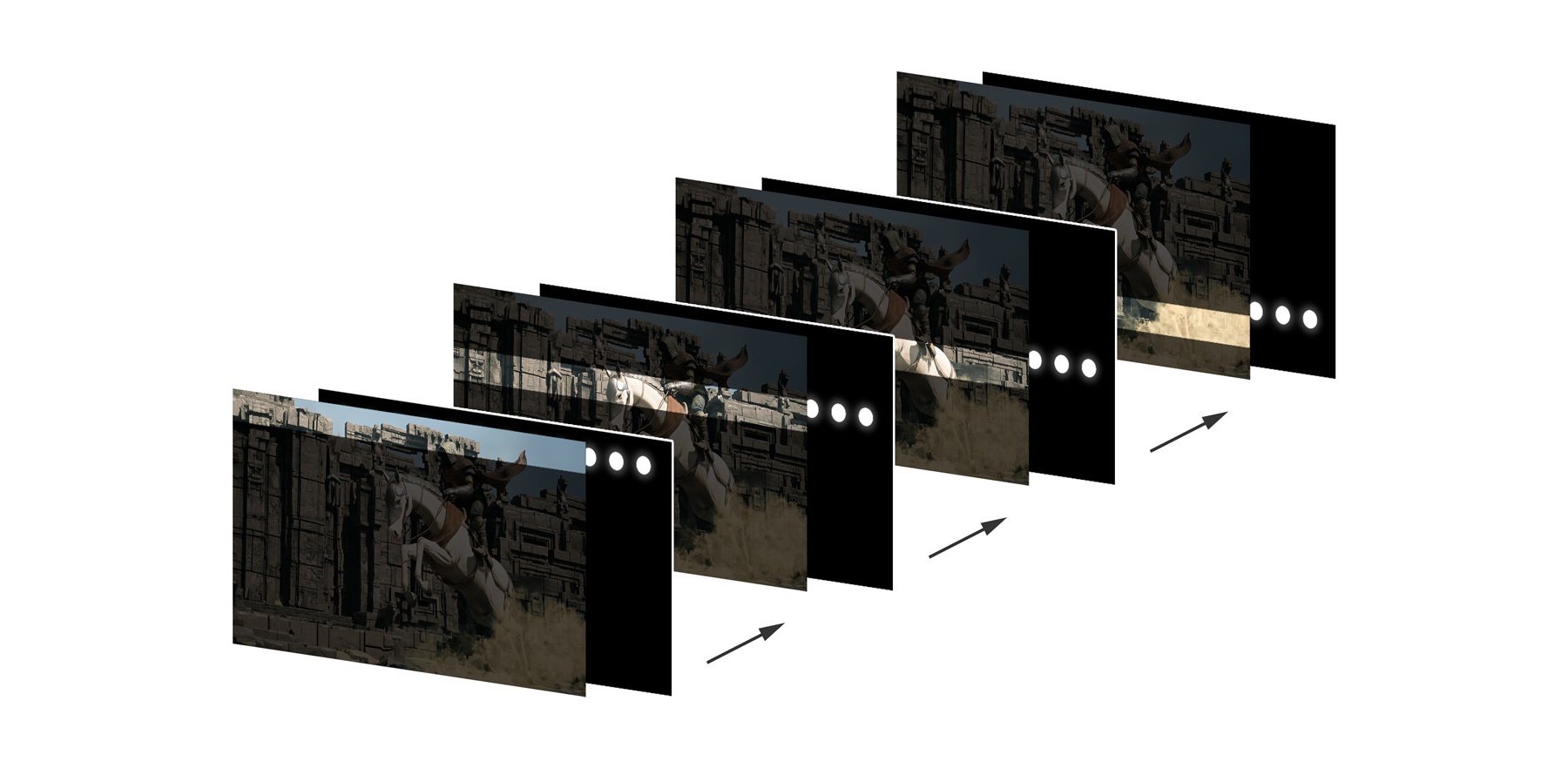 Sony INZONE M9 II backlight scanning motion clarity technology