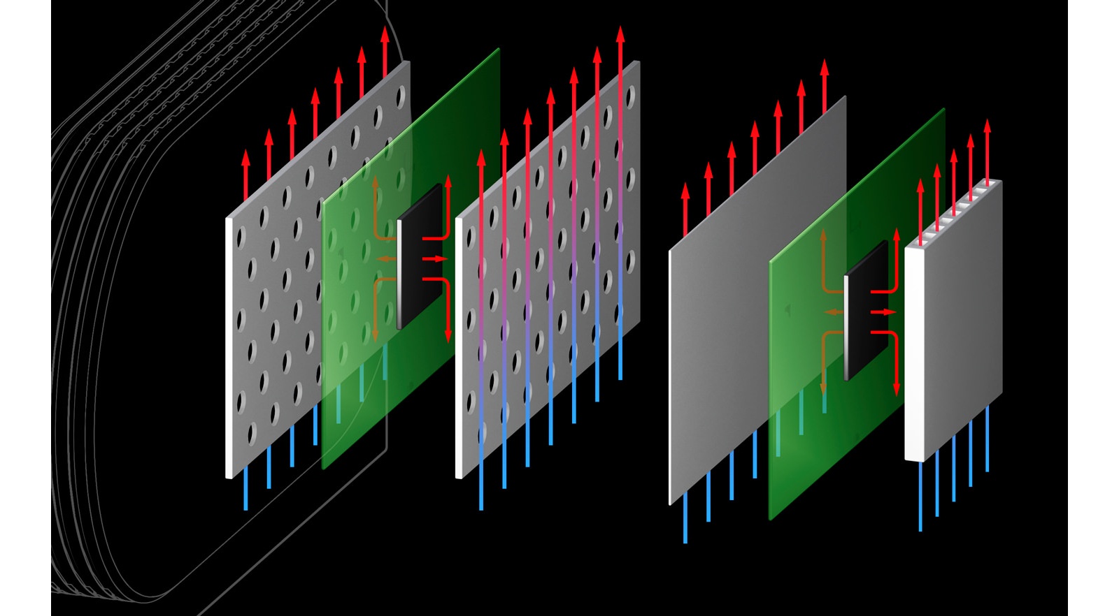 Sony INZONE M10S OLED monitor internal thermal management cooling structure