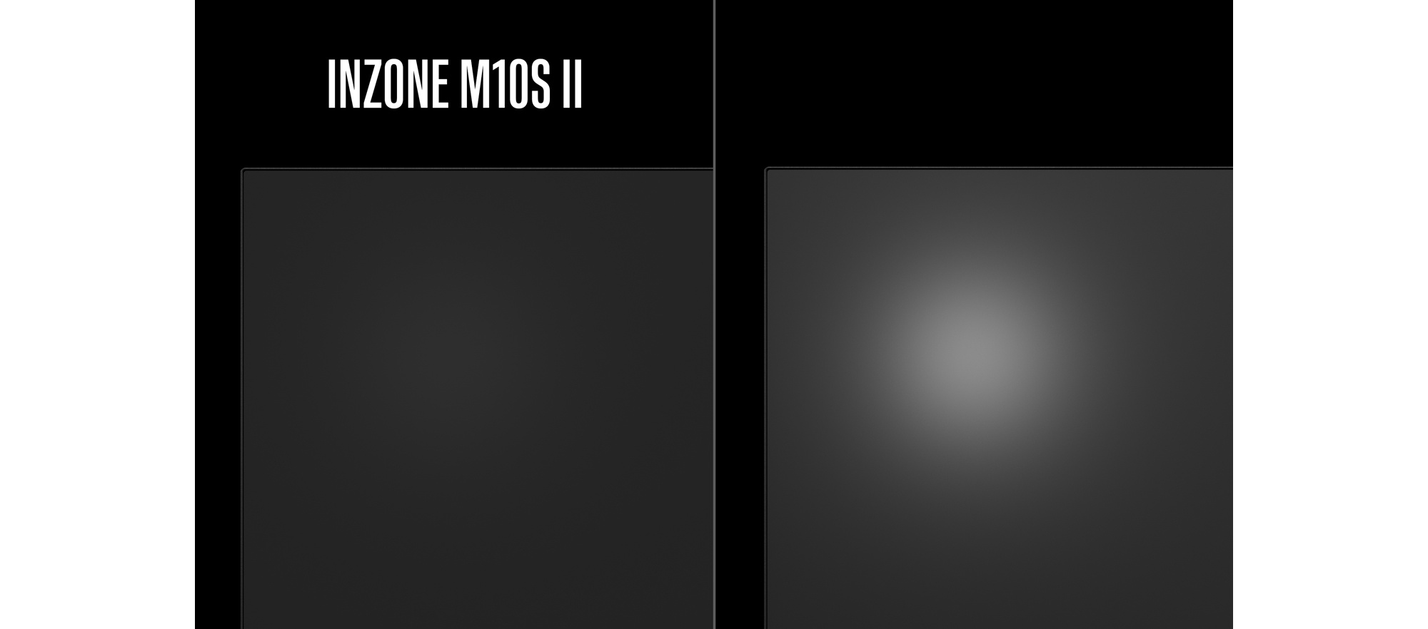 Sony INZONE M10S II Super Anti-Glare OLED display comparison