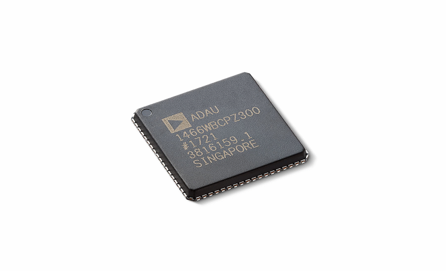 Gambar close-up chip pemrosesan suara XAV-9000ES.