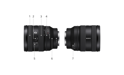 Imágenes de producto del SEL2070G mostrando la posición de cada parte