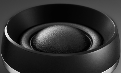  Close up of the silk soft-dome tweeter of XS-160GS speaker