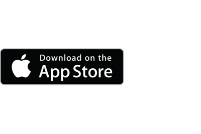 Image of the Apple App Store logo with the words 'Download on the' above