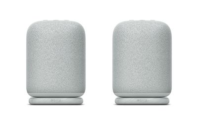 Two LinkBuds Speakers side by side.