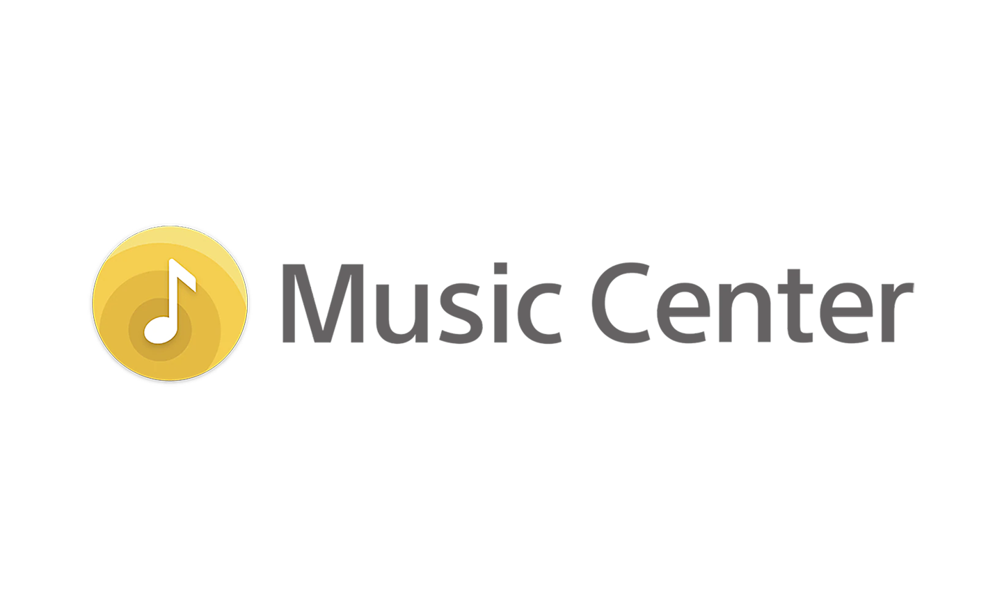 Εικόνα του λογότυπου της εφαρμογής Sony Music Center