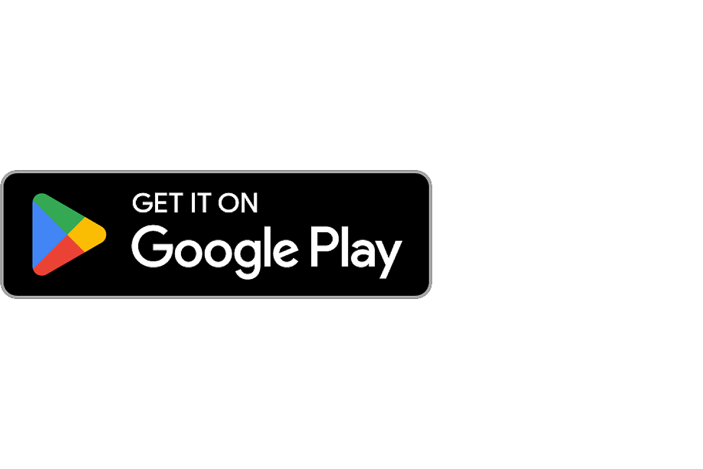 Imagen del logotipo de Google Play Store con el texto "DISPONIBLE EN" encima