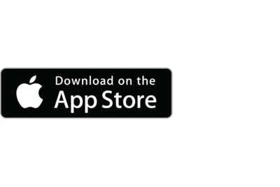 תמונת הלוגו של Apple App Store עם המילים "Download on the" (להורדה דרך) מעליו