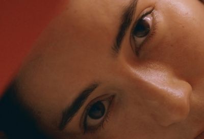 Close-up image of a woman's eyes