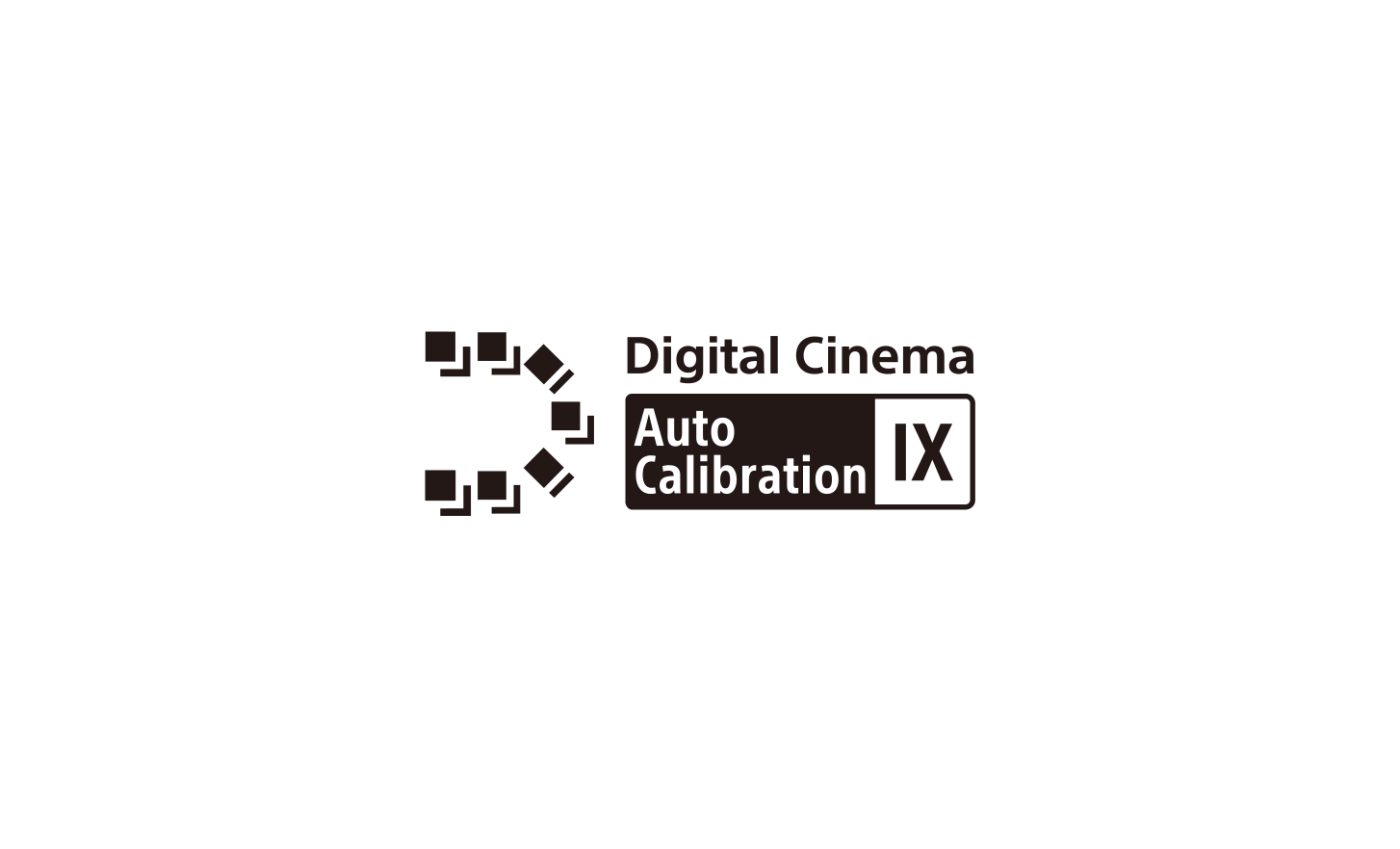 數位劇院自動校正 IX 標誌的影像