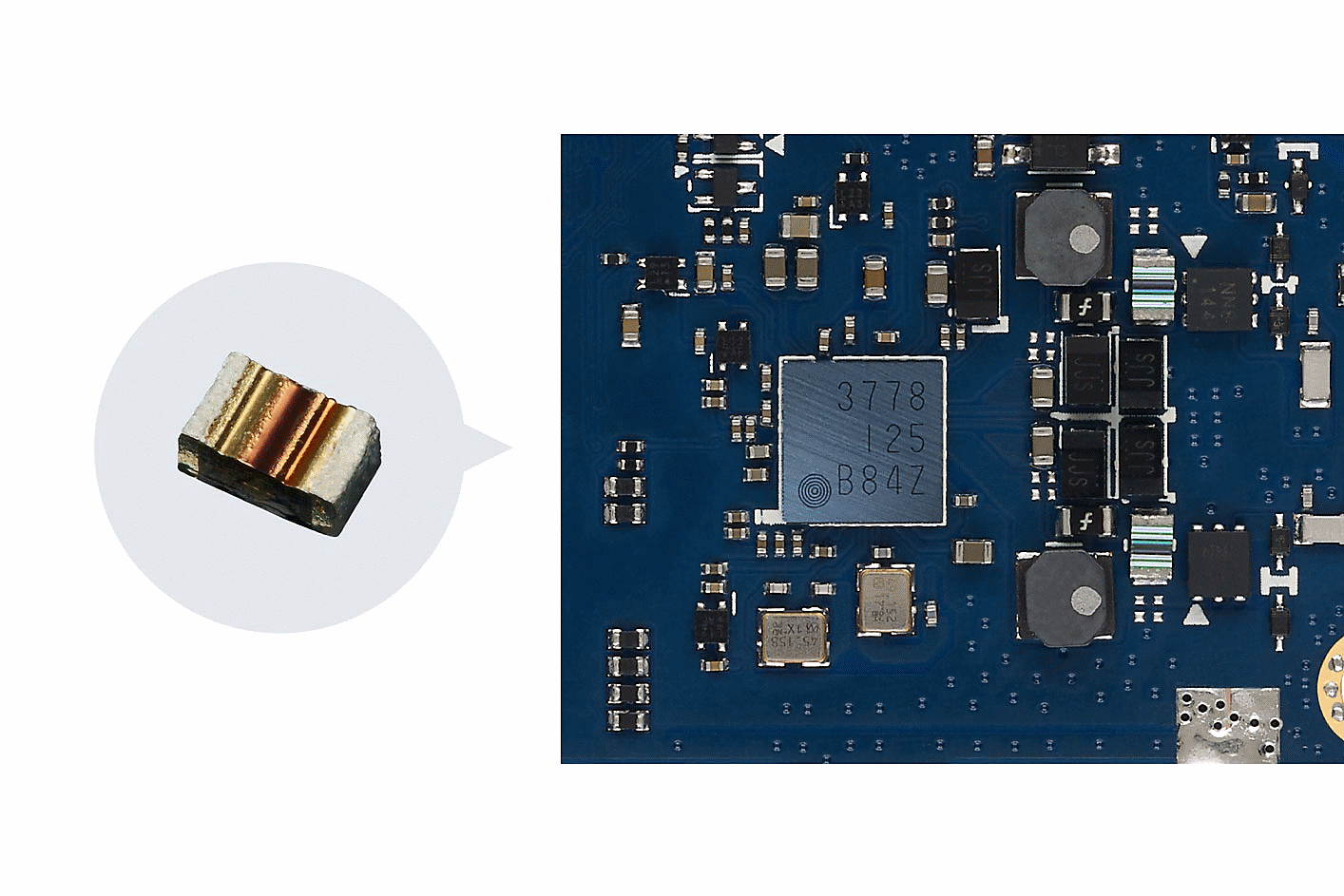 Une image montrant les condensateurs à film de haute qualité.