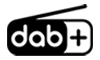 Image of a dab+ logo