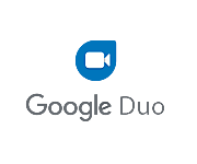 Logo van Google Duo