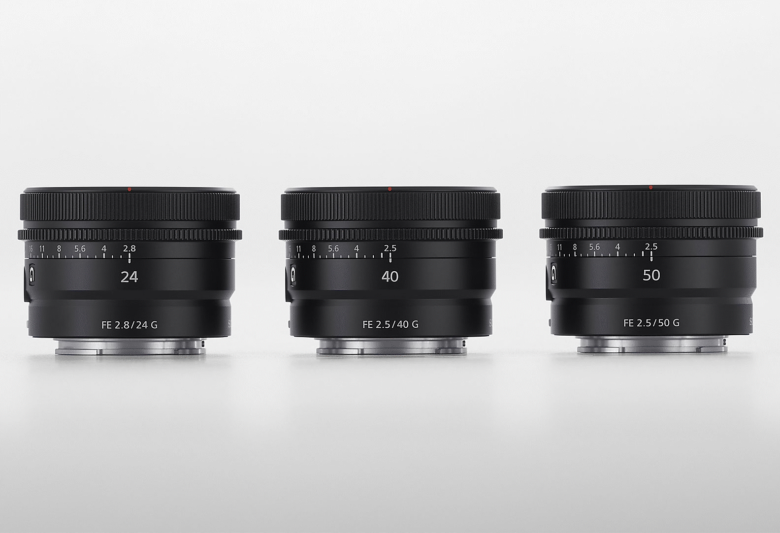 Product image showing three nearly identical-looking lenses