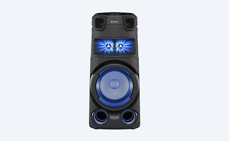 Sony V73D ljudanläggning med kraftfullt ljud och Bluetooth-teknik