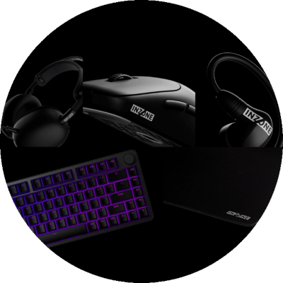 Group shot of INZONE products