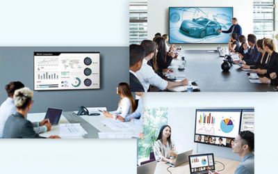 設置スペース別生産性の高い会議を行うためのディスプレイサイズの選び方