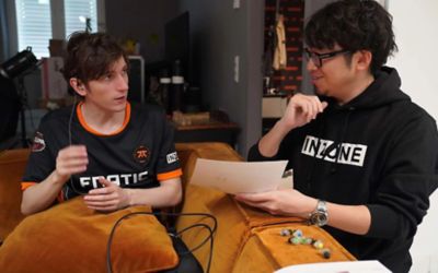 Image of Fnatic VALORANT pro player Boaster working with the Sony INZONE product engineering team