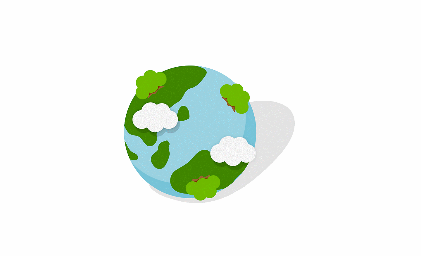 Simplified Illustration of the Earth