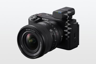 Ilustración en la que se muestra la cámara y el micrófono conectados a través de ondas que representan a las señales digitales