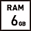 RAM:6GB